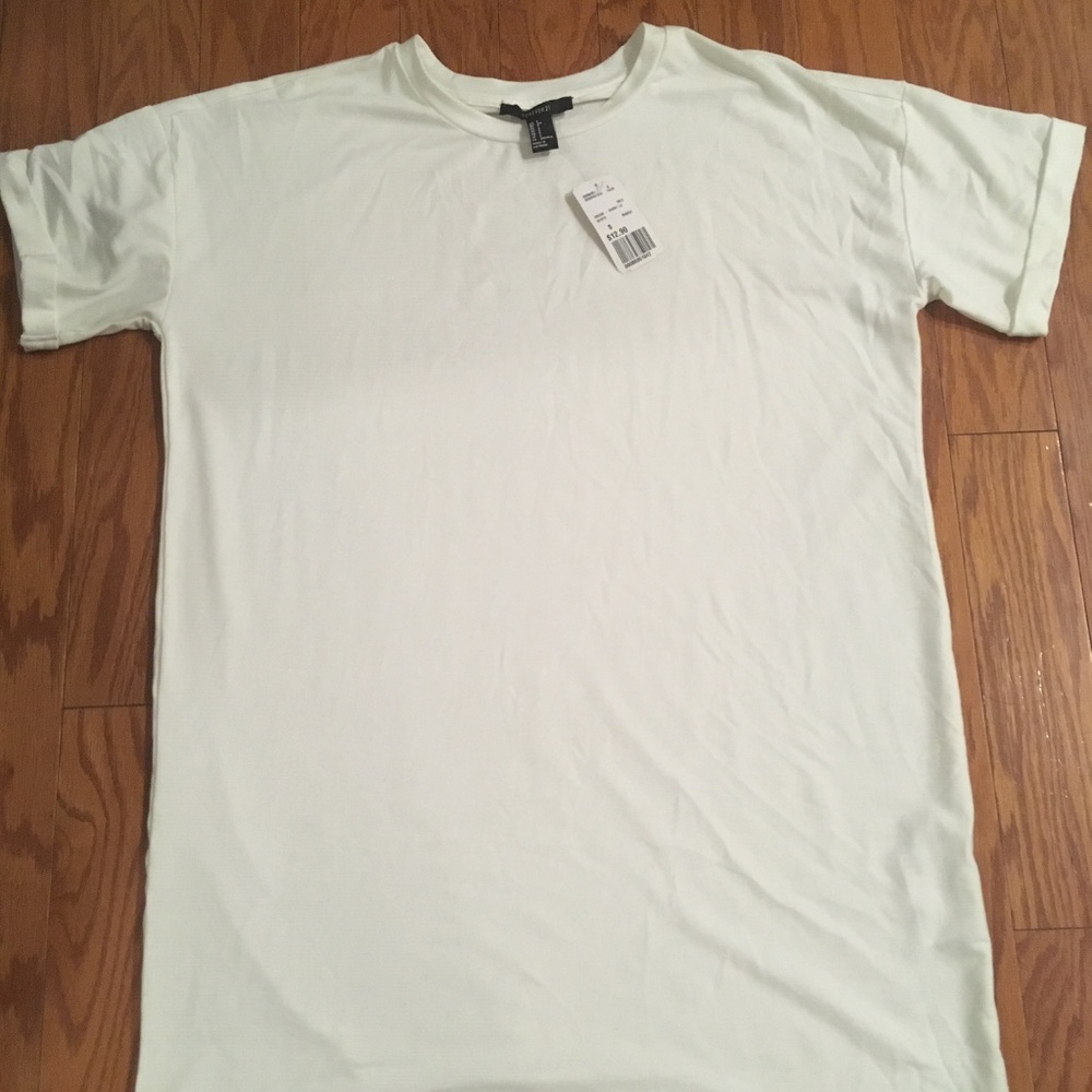 NWT!! White T-Shirt Dress